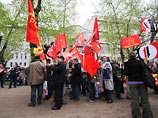 Глава "Левого фронта" задержан, так как на митинге было слишком много участников