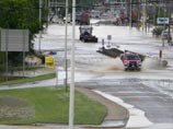 Затоплены значительные участки автомагистралей и дорог локального значения