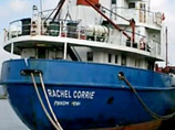 Судно Rachel Corrie, названное в честь американской пропалестинской активистки, которую в 2003 году задавил в секторе Газа израильский армейский бульдозер, отстало от "Флотилии свободы", которую в ночь на понедельник также перехватили израильские военные
