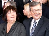 Бронислав Коморовский и его жена Анна