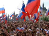 В праздновании Дня России приняли участие 300 тысяч москвичей