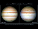 Телескоп Hubble разобрался, куда делся таинственно пропавший пояс Юпитера (ФОТО)