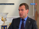 Поведение Дмитрия Медведева во время интервью  с западными журналистами было спокойным,однако один из вопросов заставил его "нервно рассмеяться"