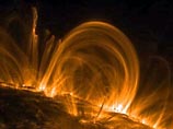 Ученые выяснили, что огромные магнитные кольца, отходящие от внешних слоев атмосферы Солнца, вибрируют, как струны на музыкальном инструменте