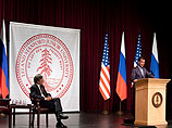 На встрече с представителями американских научных и деловых кругов Медведев рассказал о тех задачах в области внутренней и внешней политики, которые ставит перед собой российское руководство