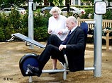 В Гайд-парке появилась игровая площадка для пенсионеров