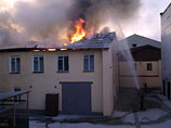 Серьезный пожар в здании сельхозакадемии в Екатеринбурге
