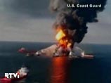 Управляемая BP платформа Deepwater Horizon затонула в Мексиканском заливе у побережья штата Луизиана 22 апреля после 36-часового пожара, последовавшего вслед за мощным взрывом, унесшим жизни 11 человек