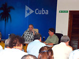 Лидер кубинской революции Фидель Кастро в пятницу посетил МИД Кубы и обсудил с послами острова опасность начала крупномасштабного конфликта в случае агрессии против Ирана или Северной Кореи