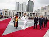 Визит госсекретаря в Южную Корею состоялся накануне военных учений, запланированных на конец недели