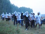 На защитников Химкинского леса напали 100 человек в масках