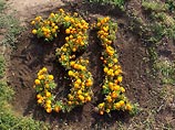 "Несогласные" посадили на Триумфальной площади цветочную цифру "31"