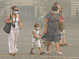 Концентрация загрязняющих веществ в московском воздухе в воскресенье утром превышает значения предельно допустимых концентраций (ПДК) более чем в три раза