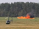 Германии Гюнтера Цимера заходил на посадочную полосу после выполнения фигуры высшего пилотажа "мертвая петля", но упал и загорелся