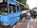 В Сеуле взорвался городской автобус: 17 человек ранены