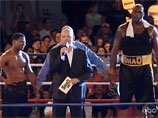 Шакил О`Нил сразился на ринге с чемпионом мира по боксу (ВИДЕО)
