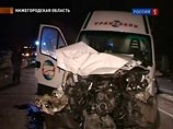 Под Нижним Новгородом броневик протаранил переполненный автобус 
