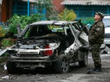 Автомобиль взорвался в столице Северной Осетии на улице Владикавказская