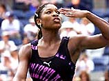 Серена вышла на корт, фактически, в бальном платье Серена вышла на корт, фактически, в бальном платье