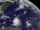 В Атлантике бушует десятый за сезон тропический шторм "Джулия". Он уже усилился до урагана