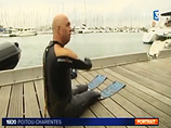 Француз, которому 16 лет назад ампутировали руки и ноги, переплыл пролив Ла-Манш, став первым в мире инвалидом с такими травмами, которому удалось преодолеть 32 километра, отделяющие Францию от Великобритании