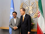 В воскресенье, 19 сентября, Махмуд Ахмади Нежад провел переговоры с генеральным секретарем ООН Пан Ги Муном