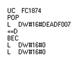 Фрагмент кода вируса Stuxnet
