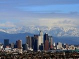 До рекордно высокой отметки за последние 133 года поднялись столбики термометров в Лос-Анджелесе