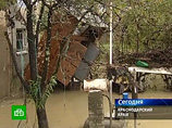 Наводнение близ Туапсе - один человек погиб, подтоплены жилые дома
