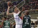 Армейцы потерпели второе поражение подряд на старте баскетбольной Евролиги