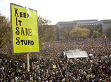 "Античайный" митинг в поддержку Обамы собрал в Вашингтоне более 100 тысяч человек
