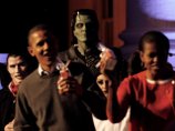 Первая чета США отметила Хэллоуин, пригласив Дракулу и Франкенштейна