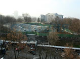 Руины Десятинной церкви в Киеве зальют бетоном для строительства церкви УПЦ МП