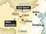 Дервеня Лицянь расположена на северо-западе Китая, на краю пустыни Гоби