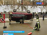 Легковая машина упала в Яузу на востоке Москвы. Водитель от госпитализации отказалась