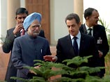 Президент Франции Николя Саркози потребовал в Индии дать ему телохранителей пониже ростом
