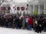 У Белого дома арестован 131 протестовавший против войны в Афганистане и в защиту WikiLeaks