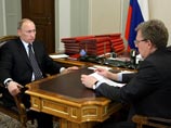 Председатель правительства РФ Владимир Путин провел рабочую встречу с министром финансов РФ Алексеем Кудриным, 18 декабря 2010 года