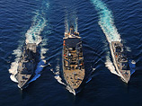 В трехдневных стрельбах принимают участие не менее шести боевых кораблей, а также противолодочные вертолеты "Линкс"