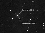 Сверхзвезда получила название Supernova 2010lt