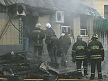 В Москве у Белорусского вокзала горит кафе - эвакуируются жильцы близлежащего дома