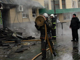 Пожар в кафе на территории Белорусского вокзала потушен