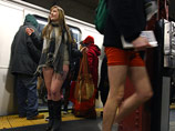 В Нью-Йорке тысячи человек проехались в метро без одежды (ФОТО, ВИДЕО)