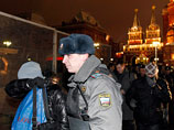 На Манежной площади в Москве, где ожидали новых беспорядков, задержаны свыше сотни человек