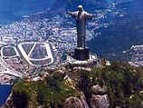 В Рио-де-Жанейро, у статуи Христа-Искупителя на горе Корковадо, совершили православное рождественское богослужение
