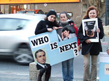 Акция в поддержку Ходорковского в Тель-Авиве собрала всего около 10 человек (ФОТО)