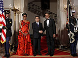 Обама встретил Ху Цзиньтао со всеми почестями, но попенял за права человека и манипуляции с юанем