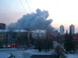 В Уфе сгорел крупный торговый центр - один погибший, пятеро раненых