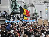 Тысячи бельгийцев вышли на улицы Брюсселя, требуя положить конец кризису власти