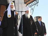 Посещение Святейшим Патриархом Кириллом строящегося храма Новомучеников Орехово-Зуевских, 10 октября 2010 года